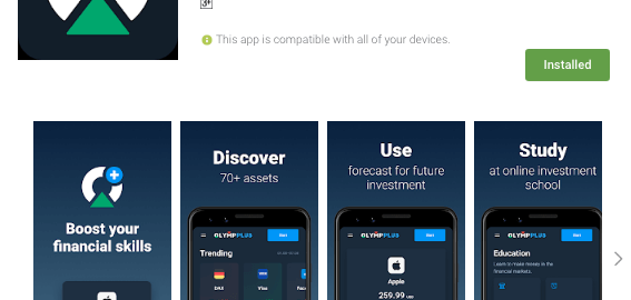Belajar Trading Melalui Aplikasi Olymp Plus