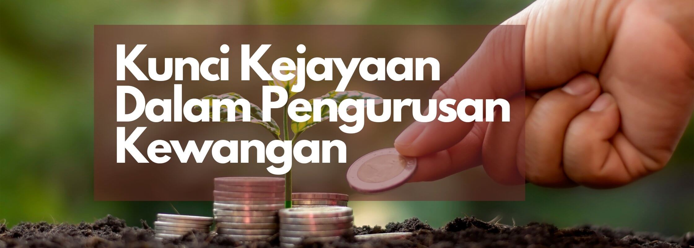 pengurusan kewangan ibarat menanam pokok dengan sabar